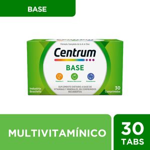 Suplemento dietario multivitaminico adultos 30 cmp