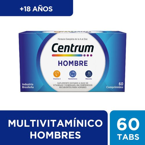 Suplemento dietario hombre multivitamínico (60 comprimidos)