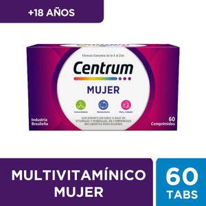 Suplemento dietario mujer multivitamínico (60 comprimidos)