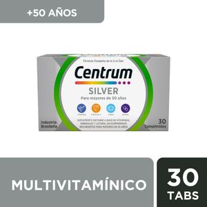 Suplemento dietario multivitamínico silver (30 comprimidos)