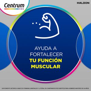 Suplemento dietario multivitamínico silver hombre (60 comprimidos)