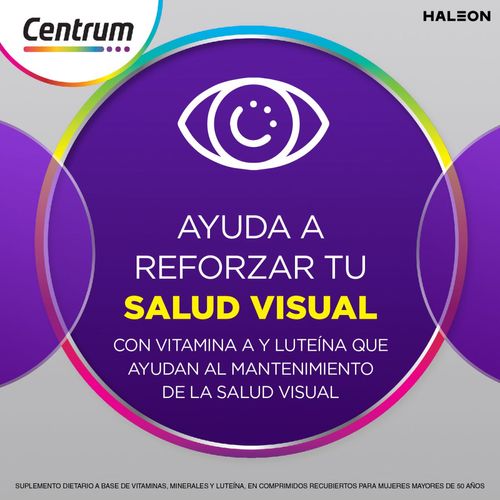 Suplemento dietario multivitamínico silver mujer (60 comprimidos)