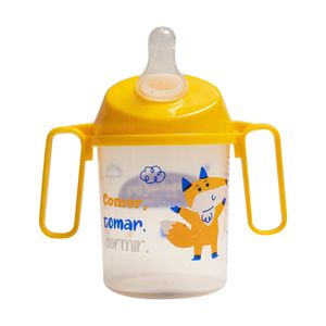 Vaso con tetina de silicona