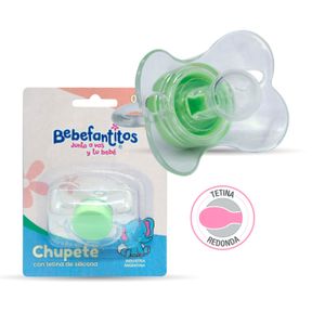 Chupete mariposa tetina redonda 0 a 6 meses