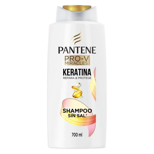 Shampoo sin sal cabello seco keratina con pro vitamina b5 700 ml