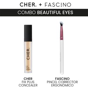 Combo beautiful eyes: corrector beige claro + pincel corrector