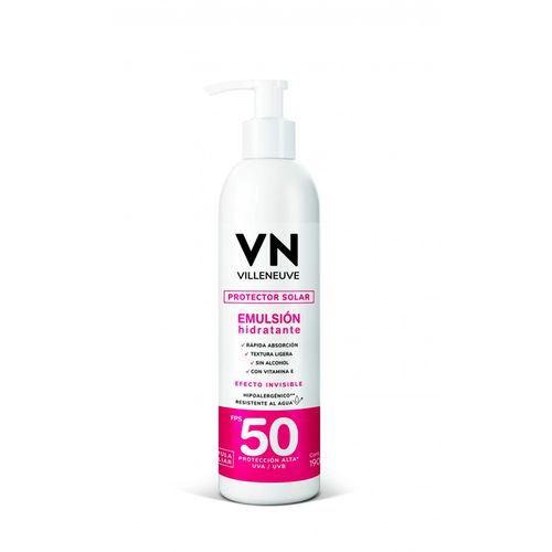 Protector solar emulsión hidratante fps50 190 ml