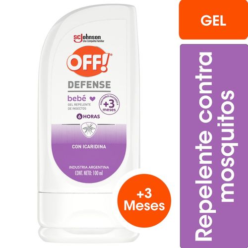 Repelente de mosquitos defense bebé 100 ml