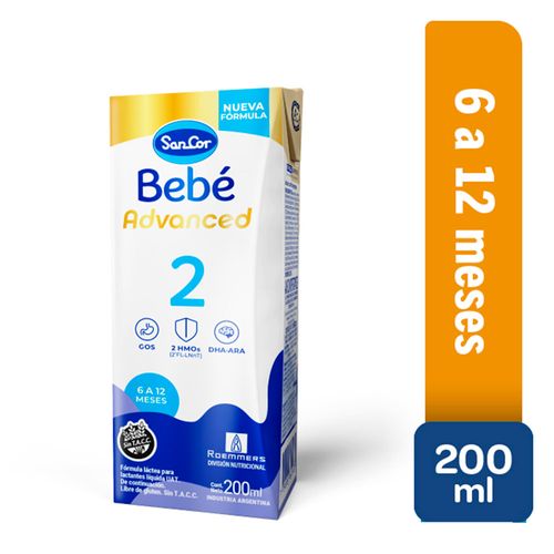 Fórmula láctea advanced 2 200 ml