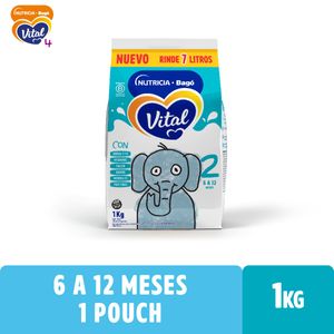 Fórmula láctea en polvo para lactantes etapa 2 (pouch 1 kg)