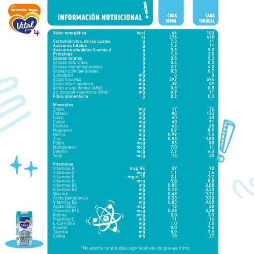 Fórmula láctea líquida para lactantes etapa 2 (brick 200 grs)