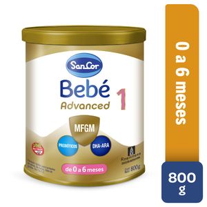 Fórmula láctea advanced 1 800 grs