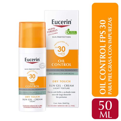 Protector solar oil control sun gel toque seco fps 30