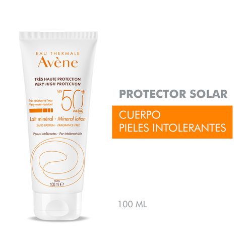 Protector solar leche mineral spf 50+ 100ml