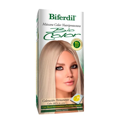 Coloración bio color máscara nutriprotectora color rubio extra claro ceniza