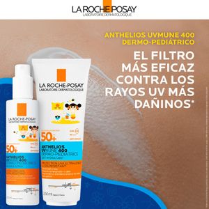 Protector solar anthelios dermo pediatrico spray invisible spf50+ 200 ml