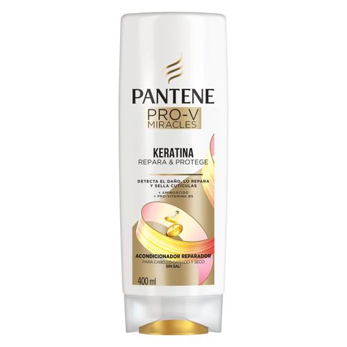 Acondicionador sin sal keratina con pro vitamina b5 400 ml
