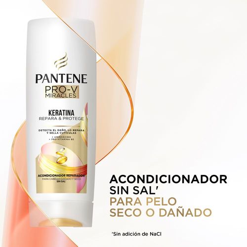 Acondicionador sin sal keratina con pro vitamina b5 400 ml