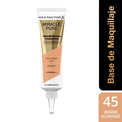 Base de maquillaje miracle pure foundation fps30