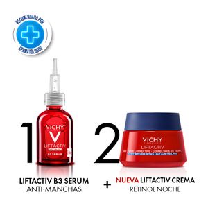 Combo liftactiv b3 b3 serum + crema de noche antimanchas