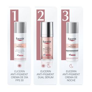 Combo anti-pigment sérum facial con cremas anti-pigment