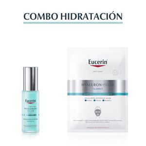 Combo hidratación hyaluron filler + 3x effect gel facial 30 ml + máscara intensiva 1 unidad