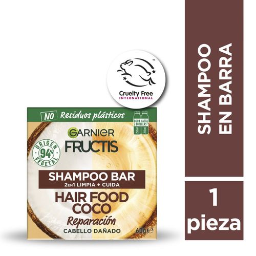Shampoo sólido Hair Food Coco 60gr