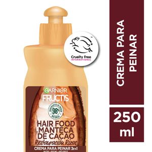 Crema de peinar hair food cacao 3 en 1 250 ml