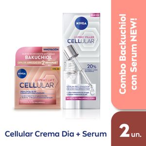 Combo cellular lift expert sérum rellenador  30 ml + crema facial de día fps 30 50 ml