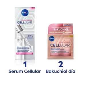Combo cellular lift expert sérum rellenador  30 ml + crema facial de día fps 30 50 ml