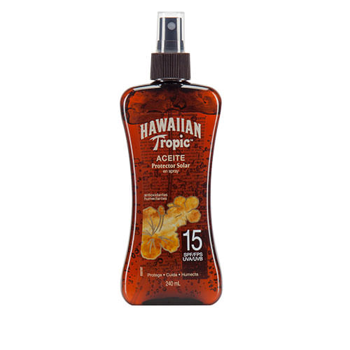 Aceite bronceador en spray fps 15 240 ml