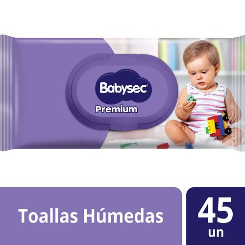 Toallas húmedas premium 45 unidades