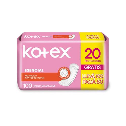Protectores diarios esencial (100 unidades)