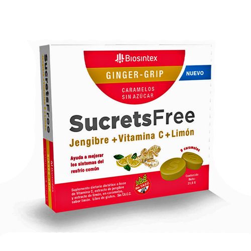 Sucrets free ginger-food (9 caramelos)