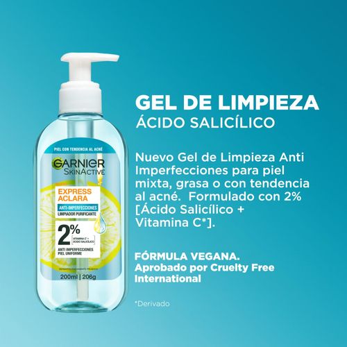 Combo rutina basica anti-imperfecciones con ácido salicílico: gel de limpieza y serum