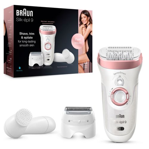 Depiladora eléctrica mujer Silk-épil 9 mod 9/880 + accesorios