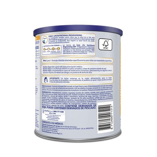 Fórmula láctea soya 400 gr