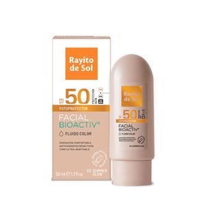 Protector facial fluido color summer glow tono 2 50 ml