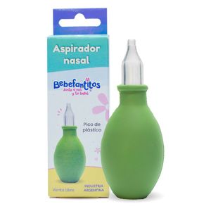 Aspirador nasal con pico de plástico