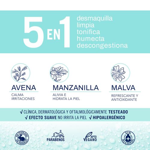 Agua micelar 400 ml