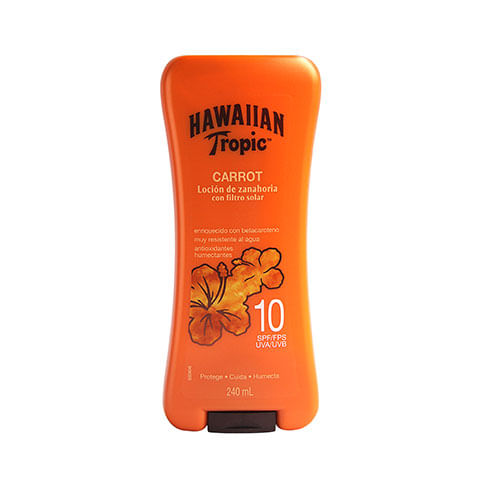 Locion bronceadora zanahoria fps 10 240 ml
