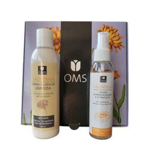Kit rutina: crema limpieza con caléndula 200ml + loción dermocalmante 130ml