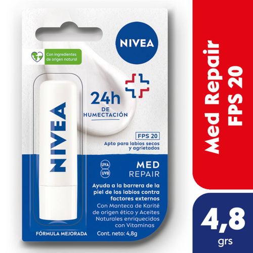 Protector labial humectante med repair fps 20 4.8 gr