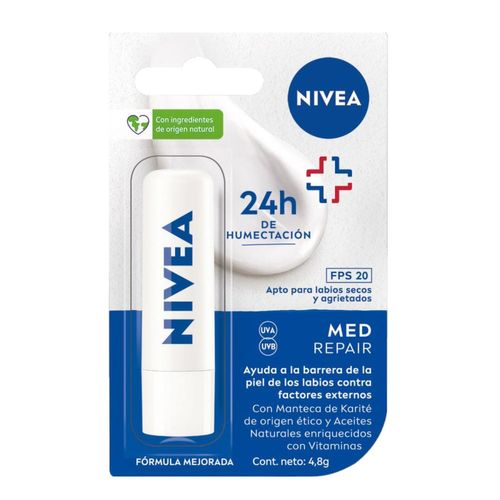 Protector labial humectante med repair fps 20 4.8 gr
