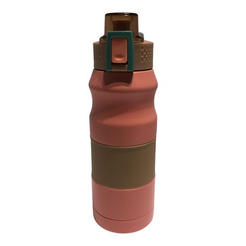 Botella térmica con pico deportivo rosa 500 ml