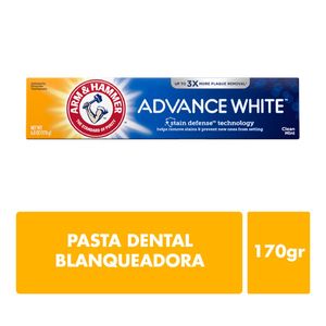 Crema dental con bicarbonato advance white 170 gr