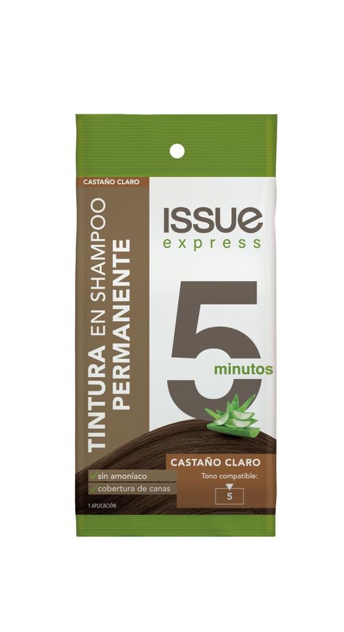 Shampoo color express 5 min castaño claro