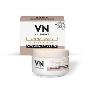 Crema facial nutritiva con vitamina E y karite 50 gr