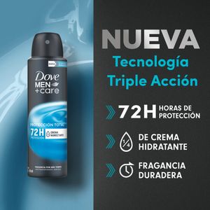 Antitranspirante dove men cuidado total 150 ml