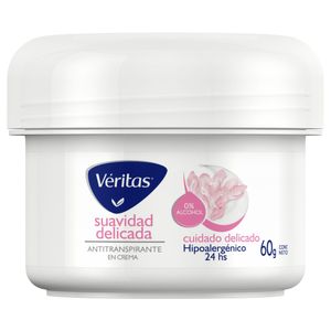 Desodorante antitranspirante en crema esencial suavidad delicada 60 gr